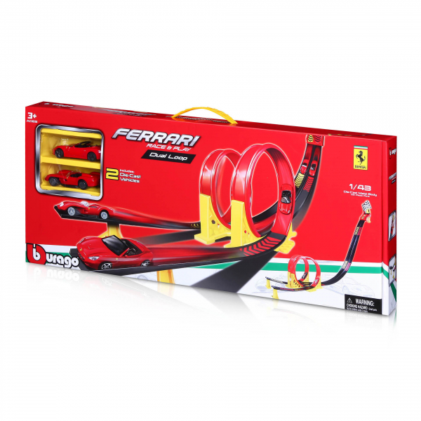 Ferrari R&P 1:43 with Pull-Back, WB, 12er Display - 1:43 Race & Play  Edition - Bburago Ferrari Line - Modelling & Technology - Brands & Products  