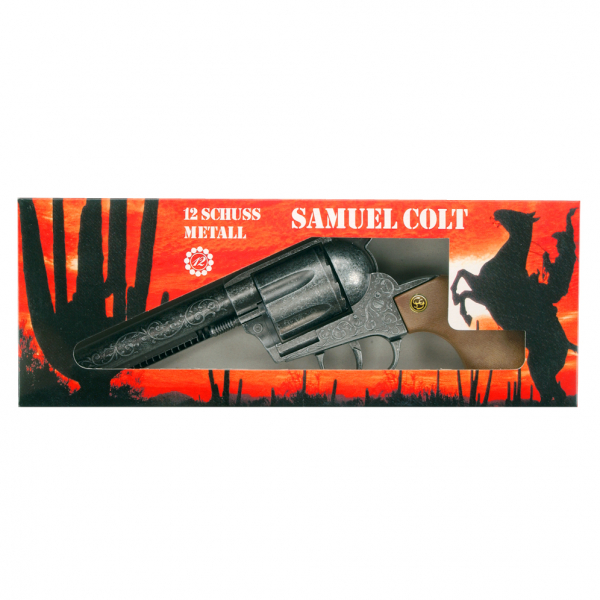 Samuel Colt antique 27cm, box - 12-Shot Pistols - J.G. Schrödel